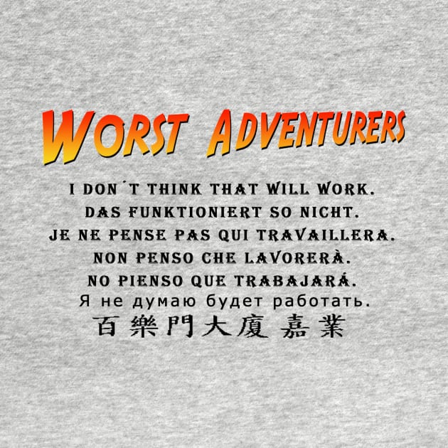 WORST ADVENTURES No by haegifrq